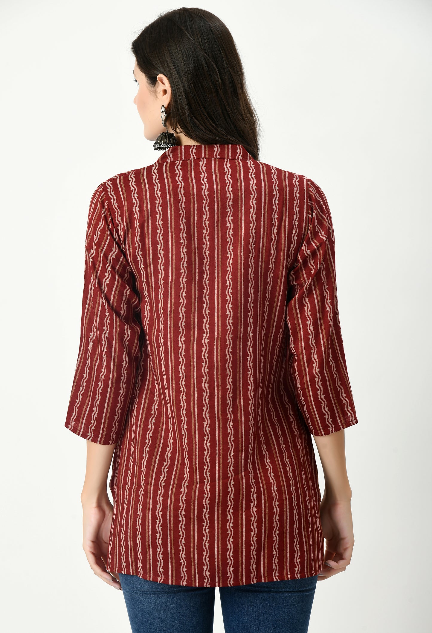 MAURYA Women’s Cotton Blend Printed Casual Top for Daily & Office Wear