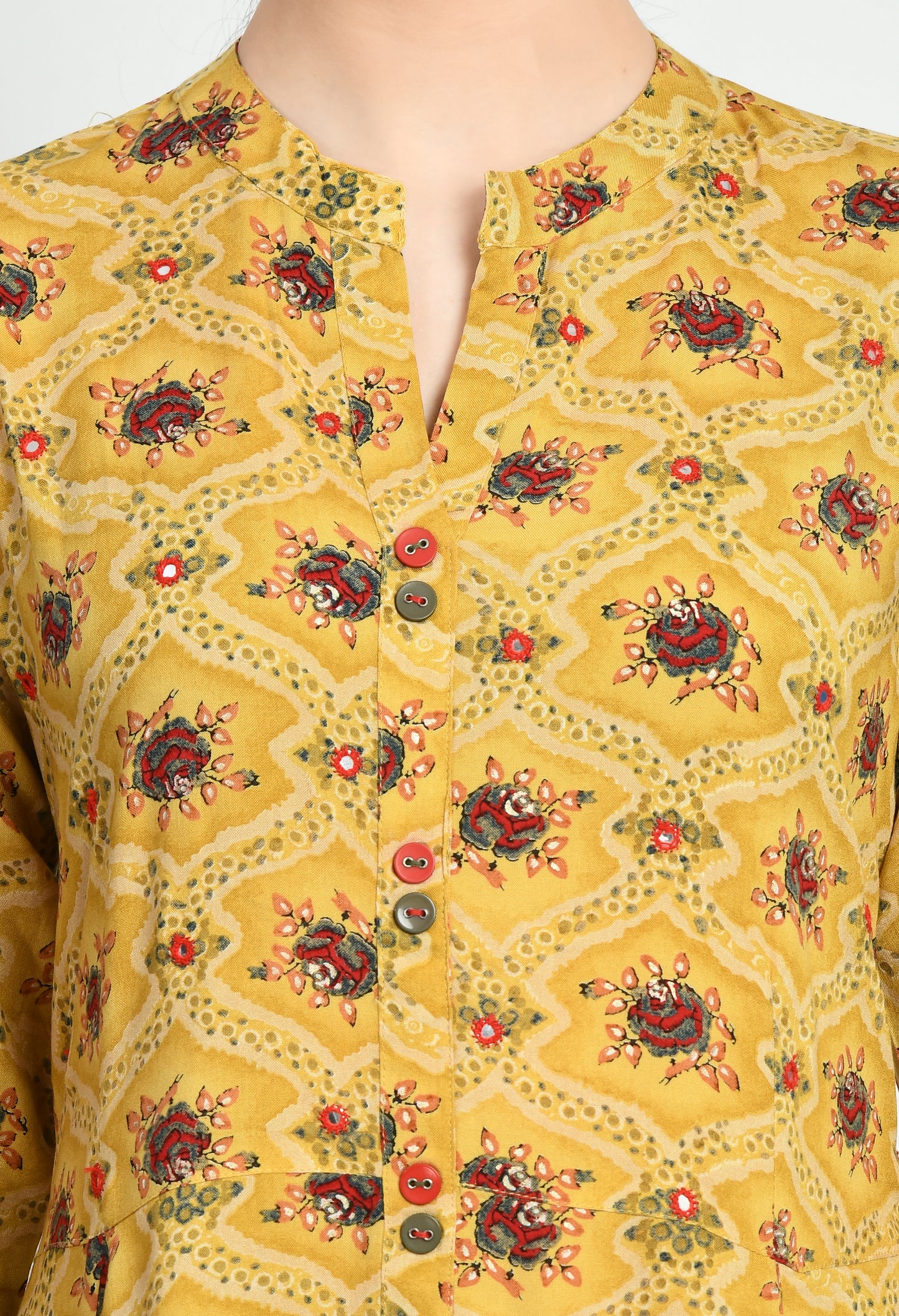 MAURYA Women’s Rayon A-Line Flared Long Dress for Casual & Festive Wear