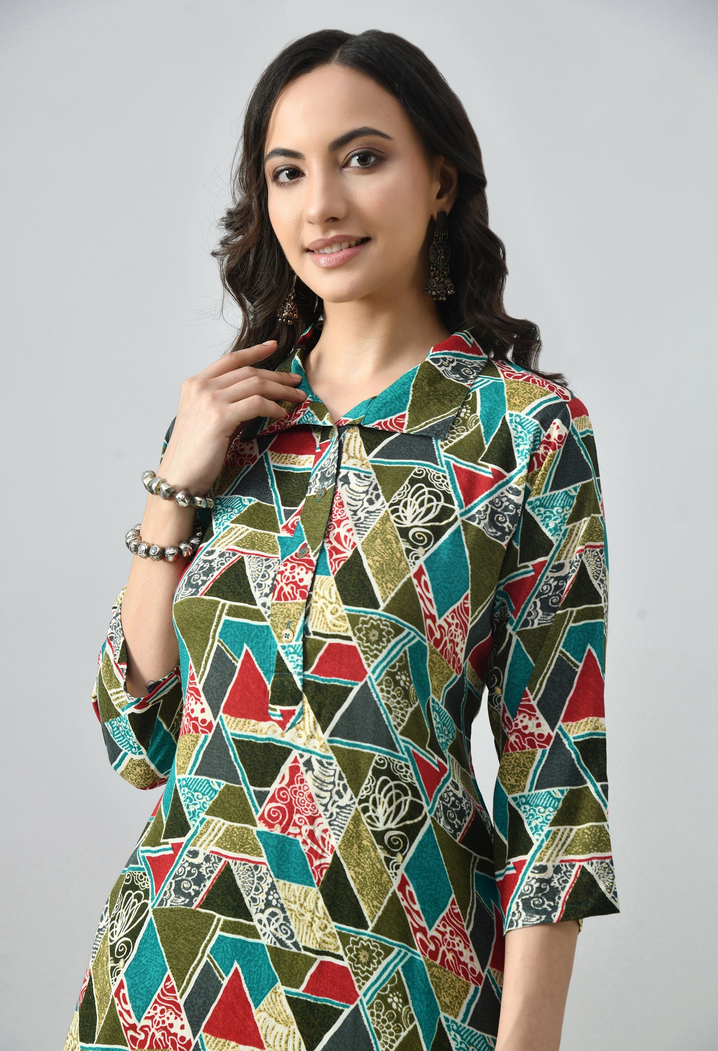 MAURYA Women’s Latest Printed Rayon Co-Ord Set with Stylish Top & Pant Set