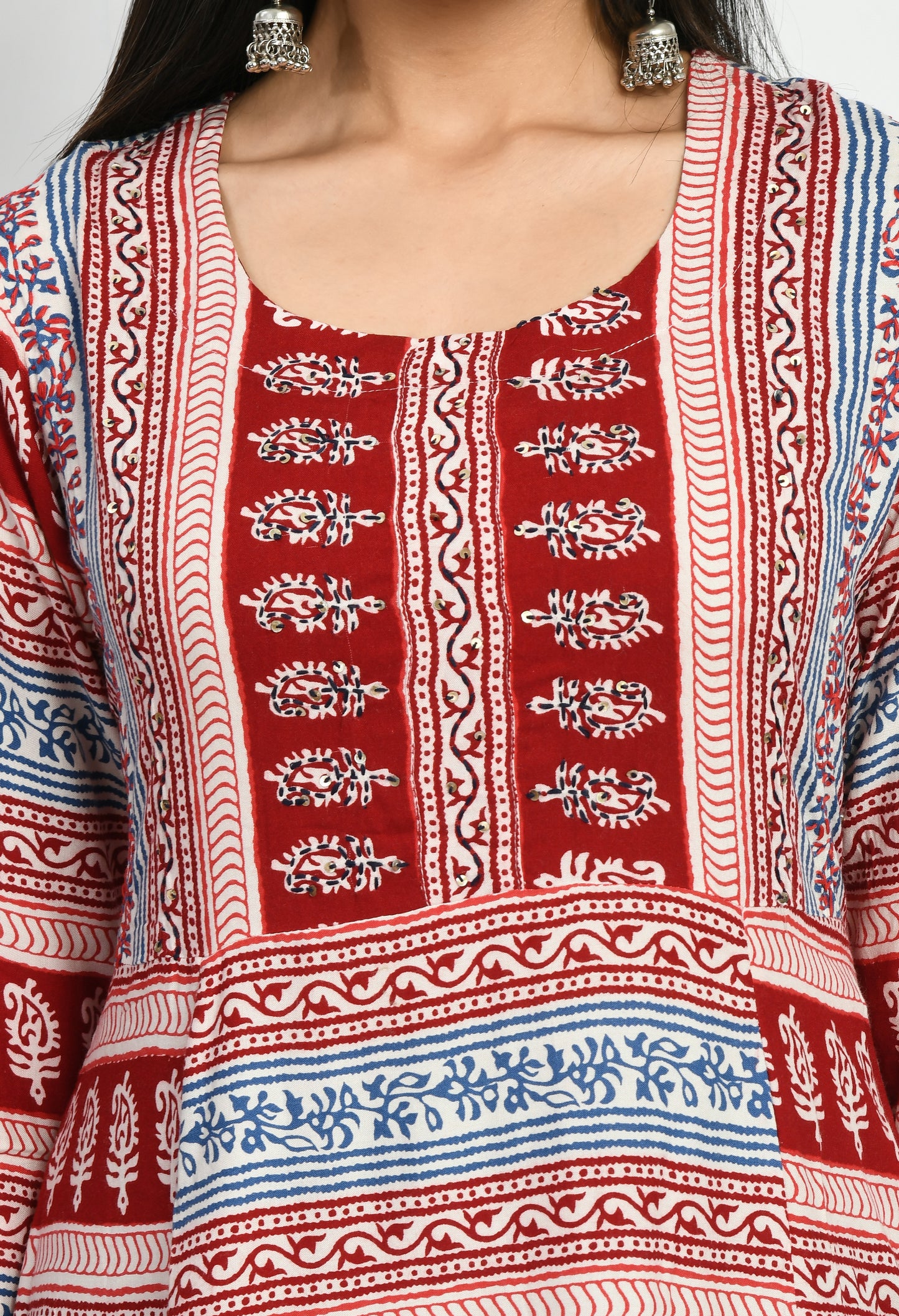 MAURYA Women’s Rayon A-Line Long Dress