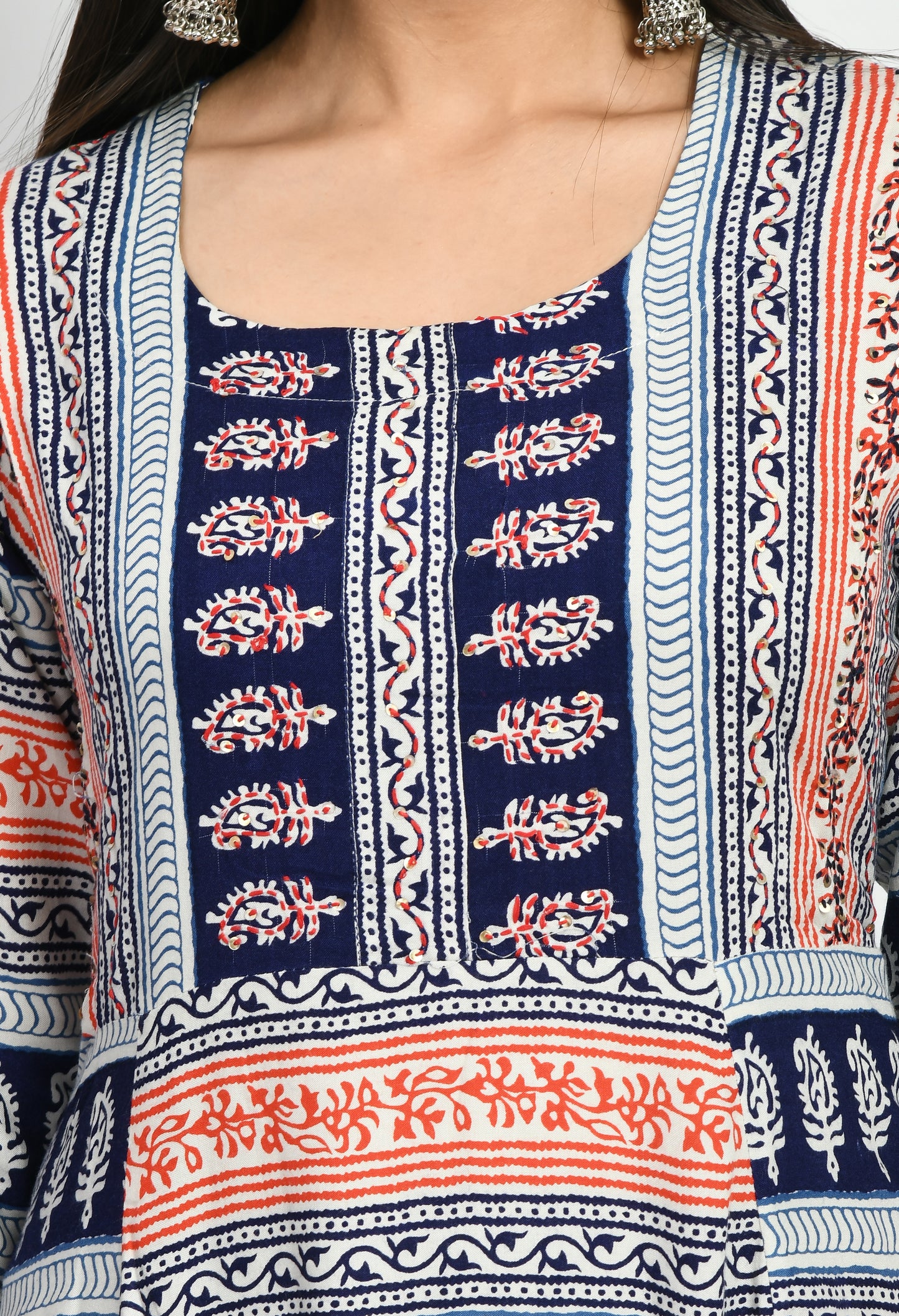 MAURYA Women’s Rayon A-Line Long Dress