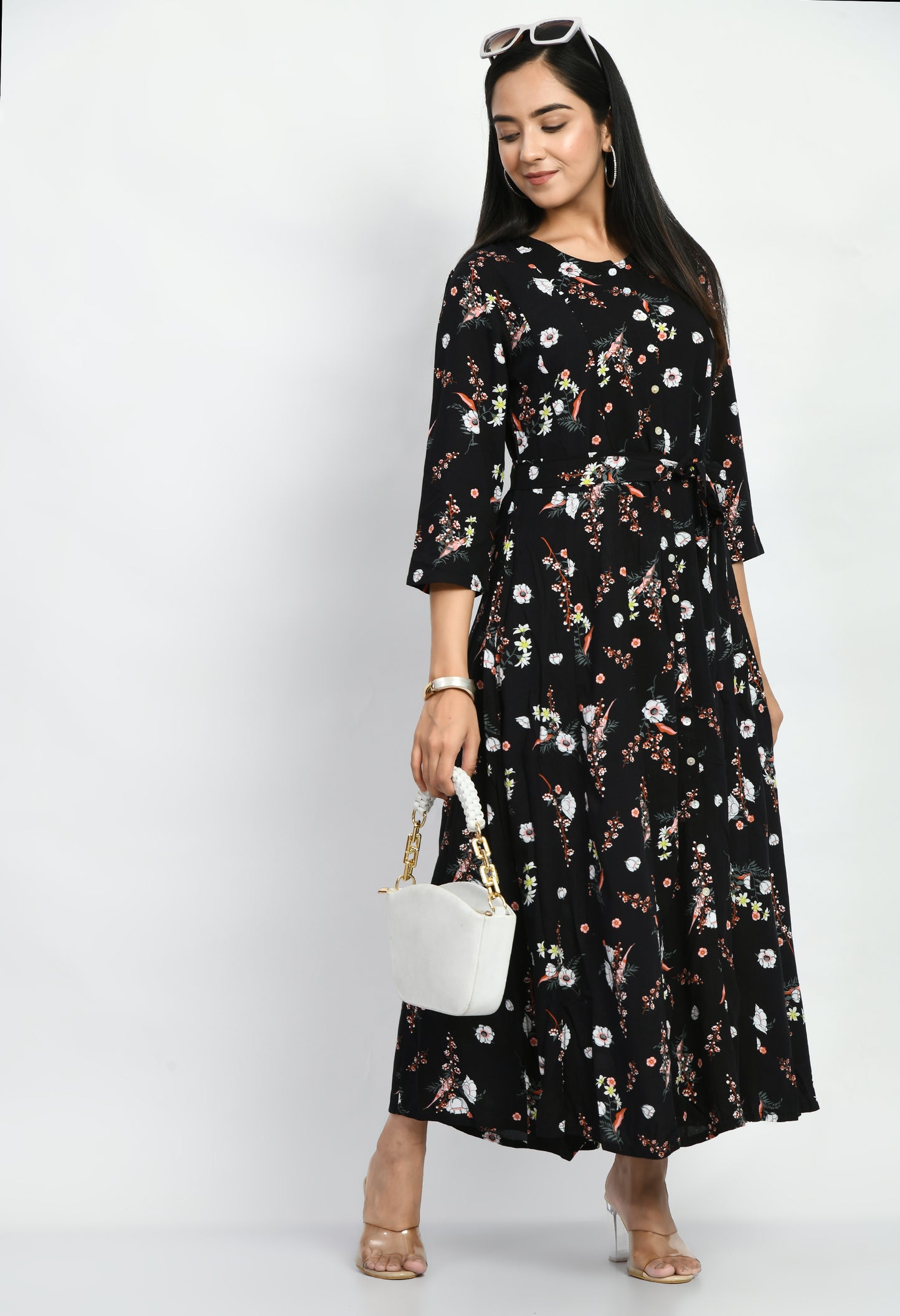 MAURYA Women’s Everyday Rayon A-Line Dress