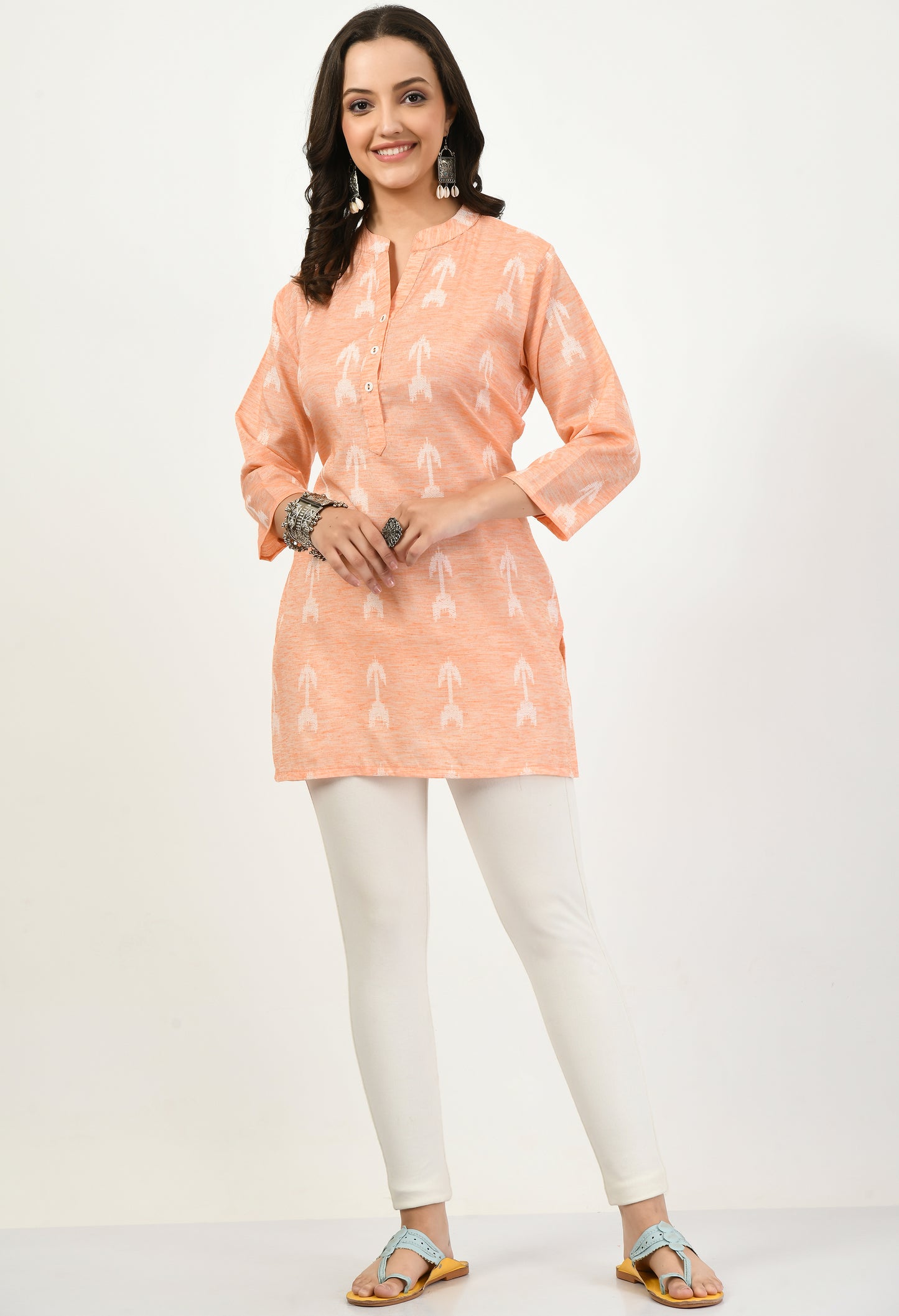 MAURYA Women’s Cotton Blend Printed Casual Top for Daily & Office Wear