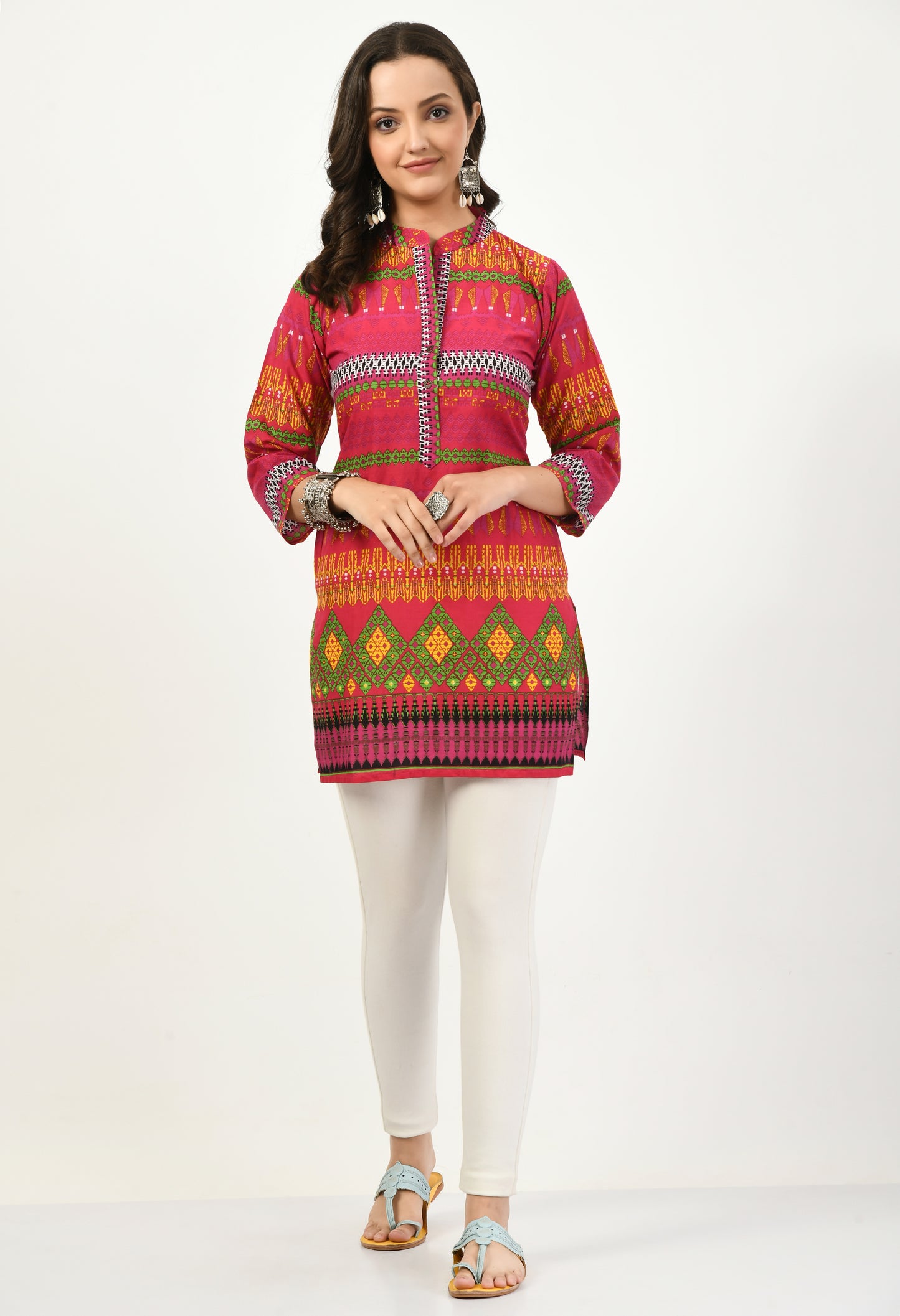 MAURYA Women’s Cotton Blend Printed Casual Top for Daily & Office Wear