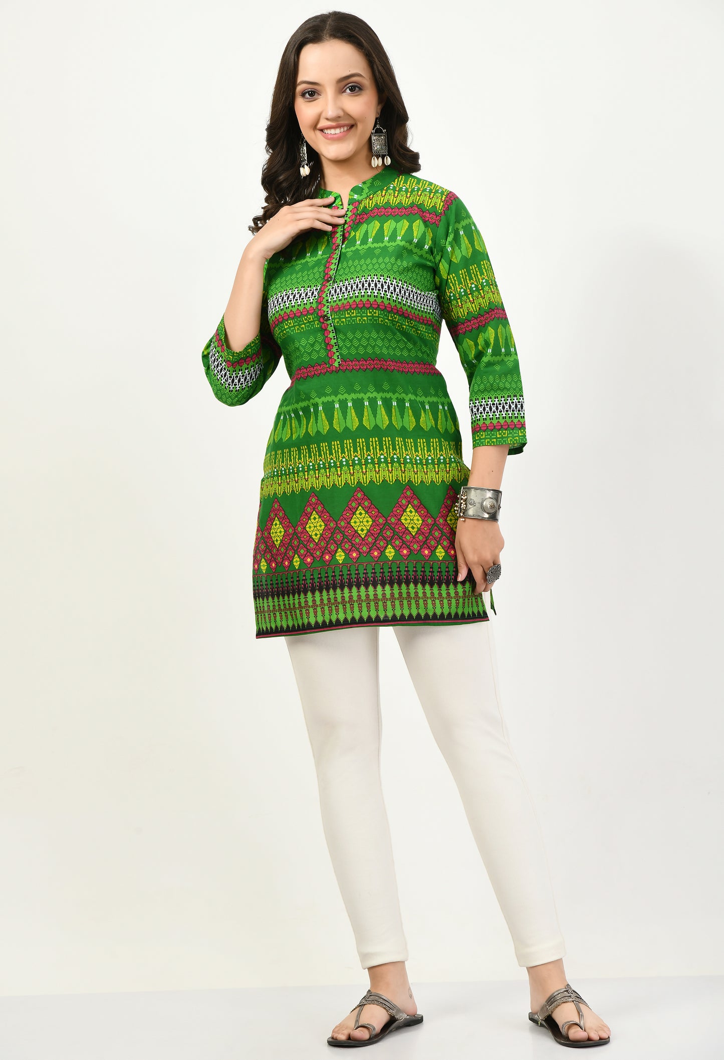 MAURYA Women’s Cotton Blend Printed Casual Top for Daily & Office Wear