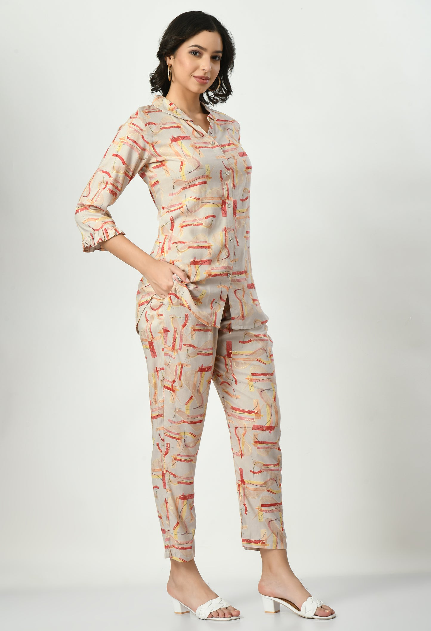 MAURYA Women’s Comfortable Rayon Co-Ord Set for Everyday Wear