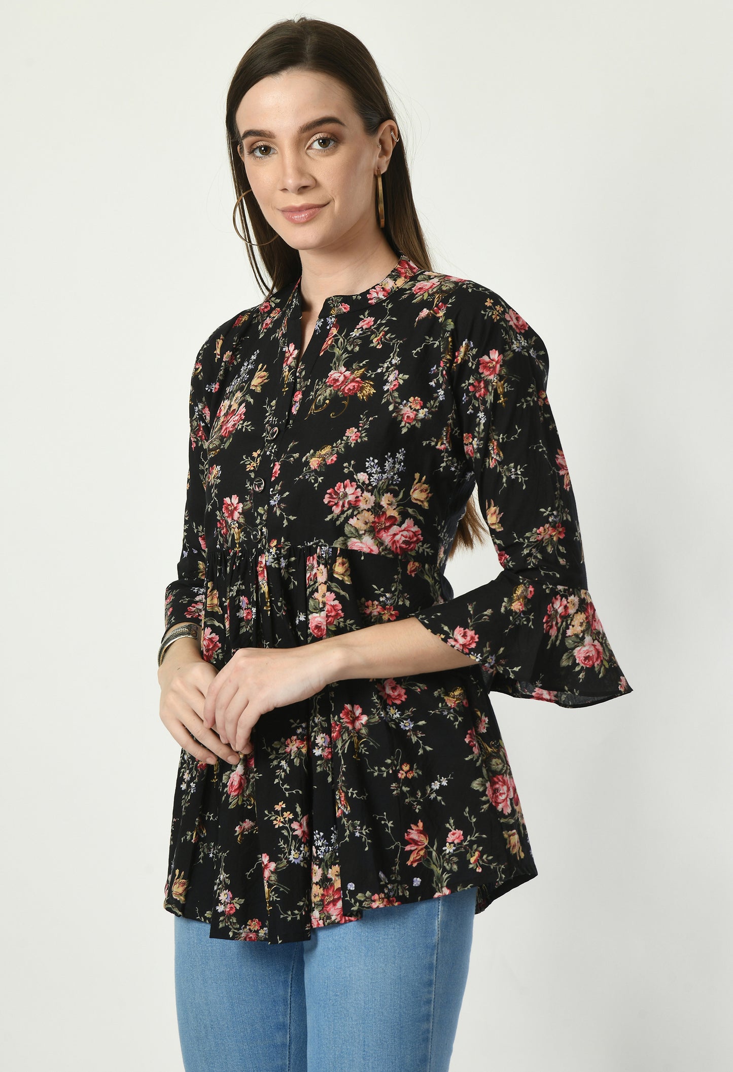 MAURYA Women’s Cotton Printed Casual Top for Daily & Office Wear