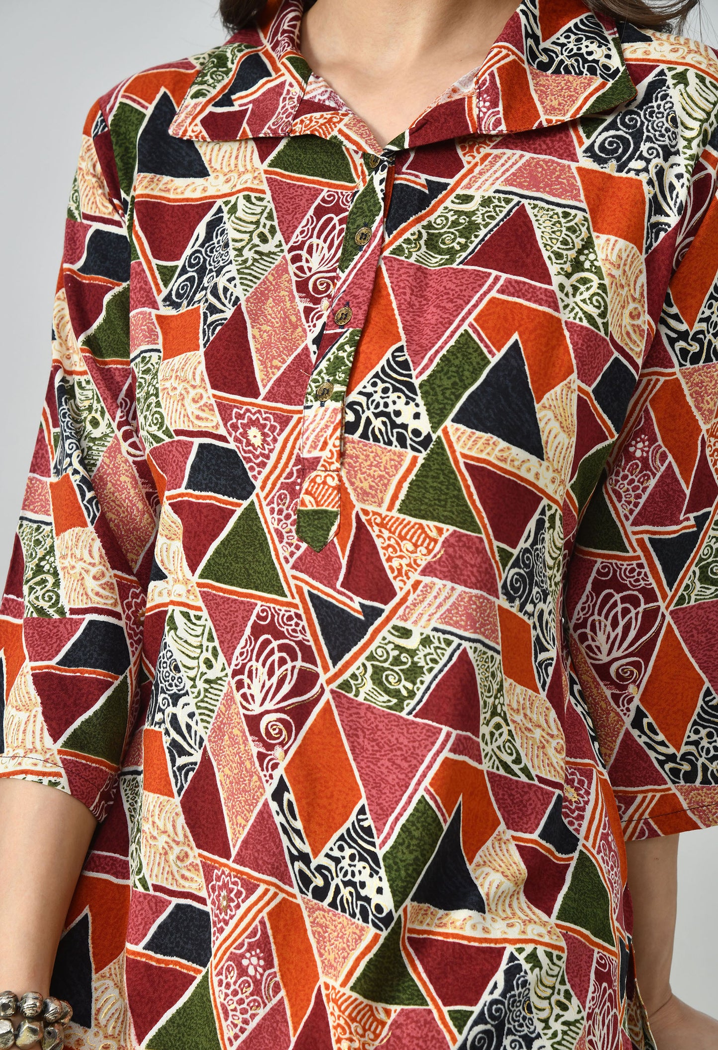 MAURYA Women’s Latest Printed Rayon Co-Ord Set with Stylish Top & Pant Set