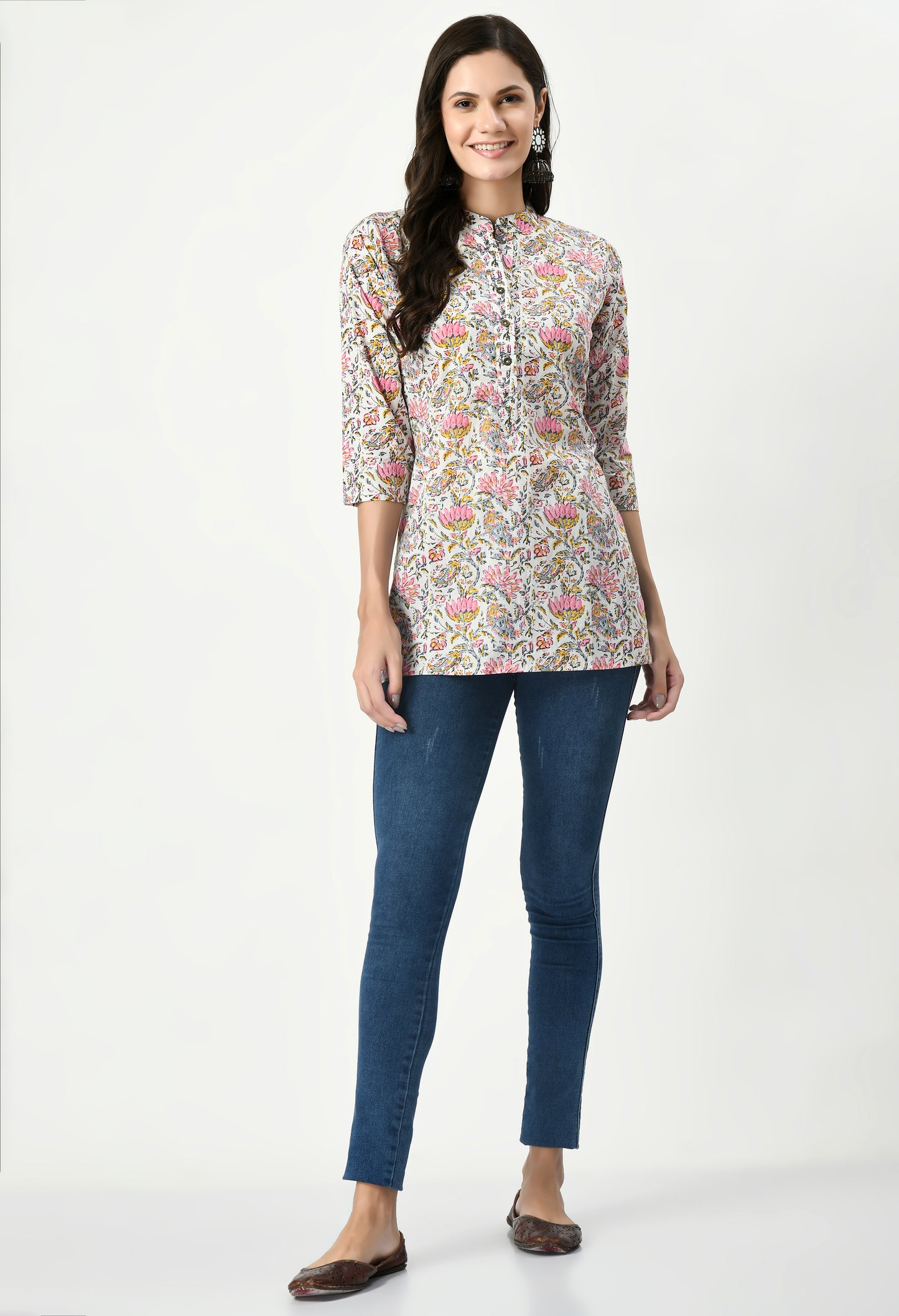 MAURYA Women’s Cotton Blend Printed Casual Top for Daily & Office Wear