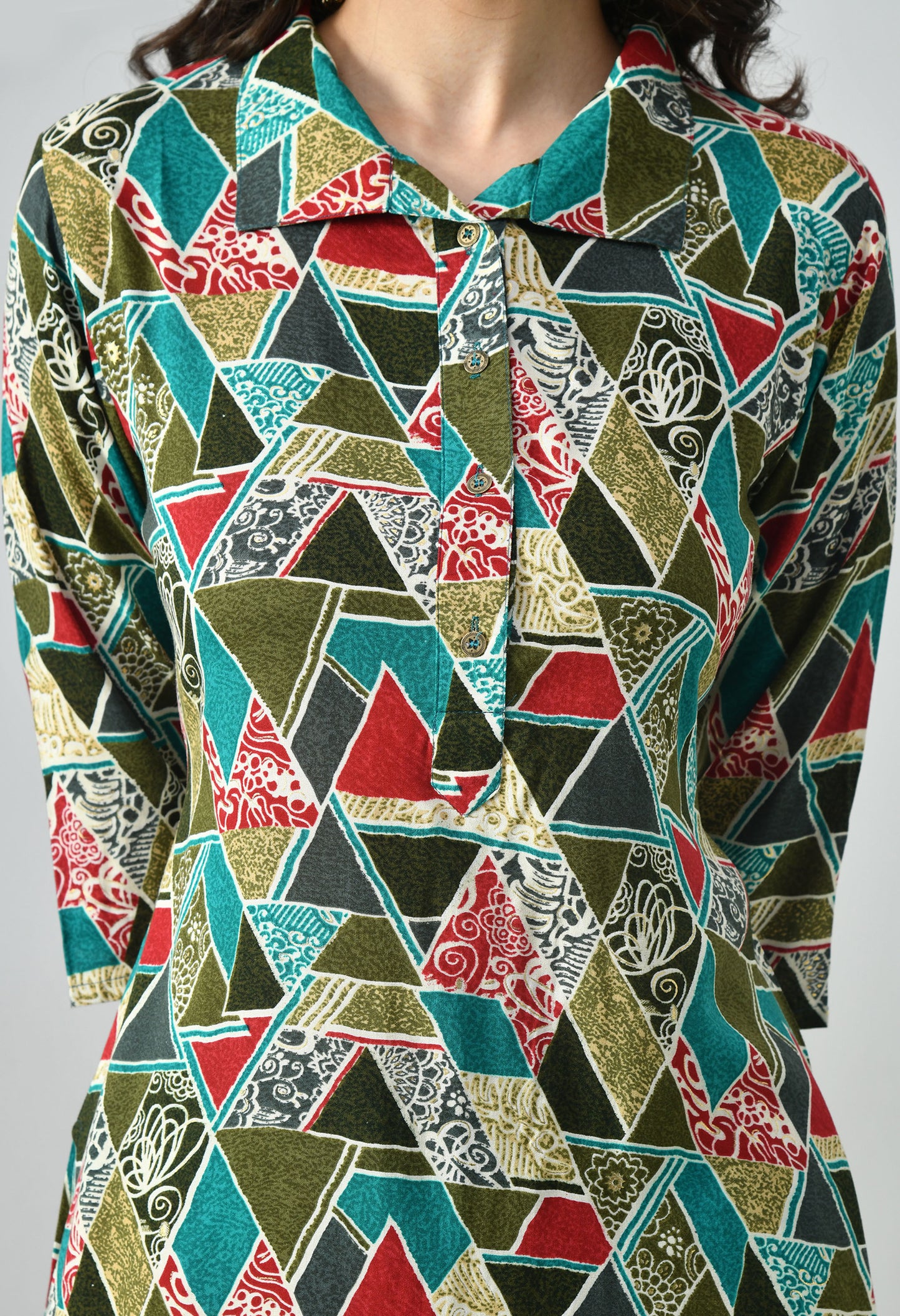 MAURYA Women’s Latest Printed Rayon Co-Ord Set with Stylish Top & Pant Set