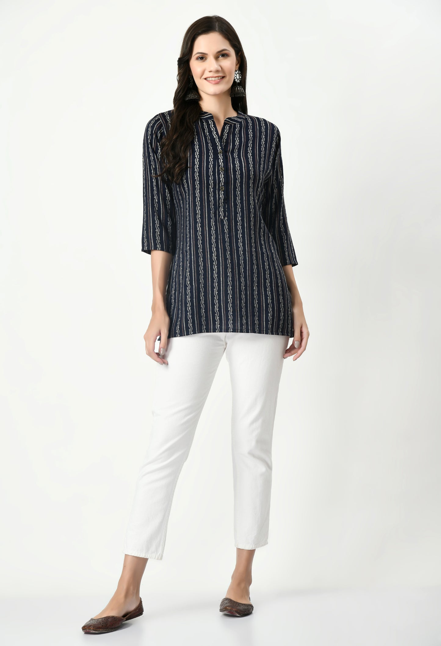 MAURYA Women’s Cotton Blend Printed Casual Top for Daily & Office Wear