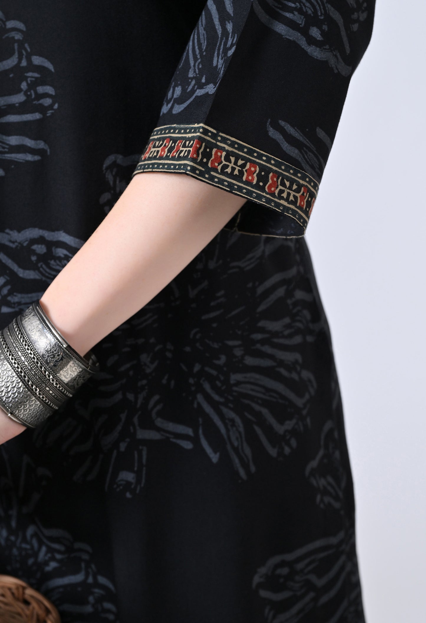 MAURYA Women's Rayon Floral Print Kurti