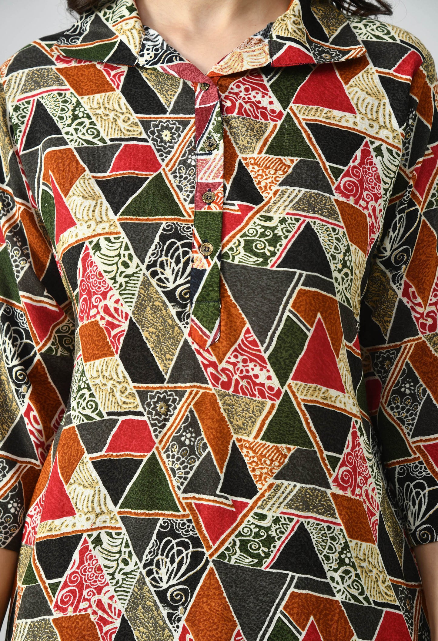 MAURYA Women’s Latest Printed Rayon Co-Ord Set with Stylish Top & Pant Set