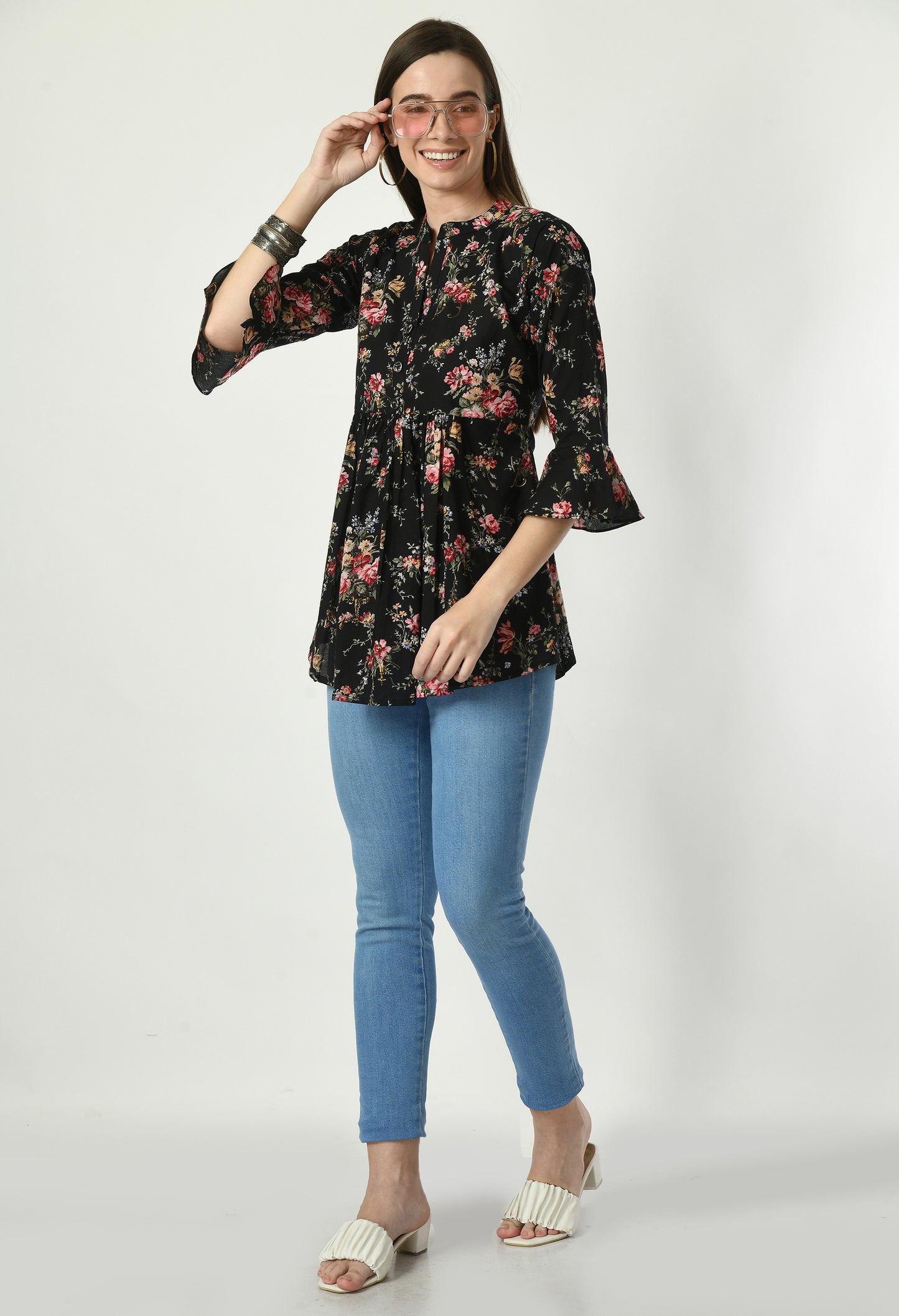 MAURYA Women’s Cotton Printed Casual Top for Daily & Office Wear