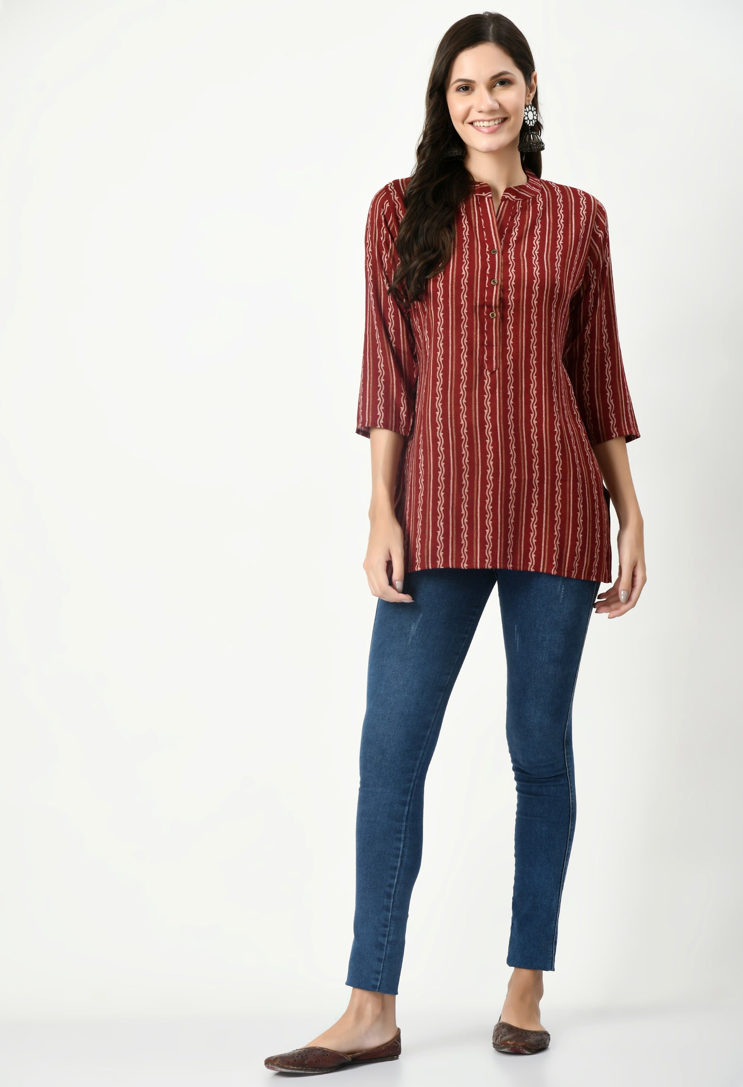 MAURYA Women’s Cotton Blend Printed Casual Top for Daily & Office Wear